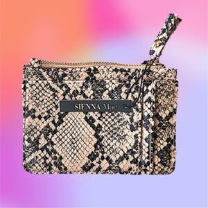 SIENNA Mae Lennon Vegan Leather Card Wallet NWT MSRP $48 Made in the USA